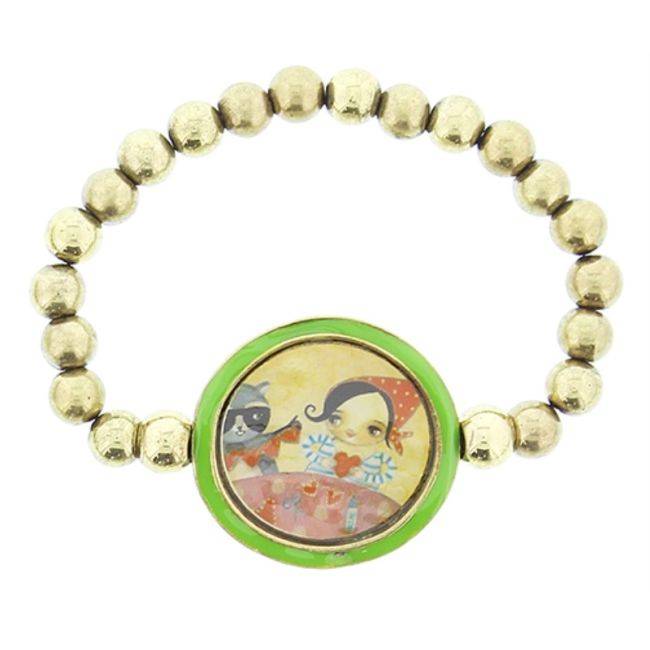 ENAMEL METAL BRACELET