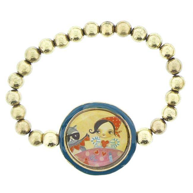 ENAMEL METAL BRACELET