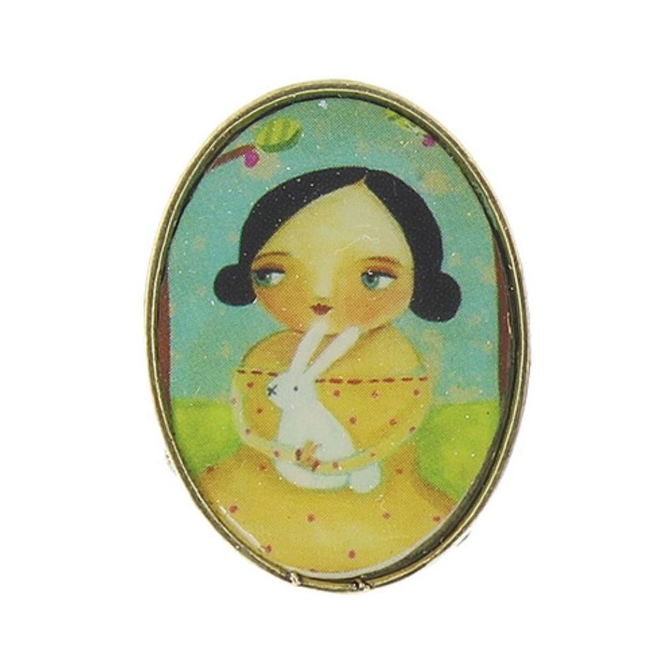 METAL ENAMEL RING Adjustable ring