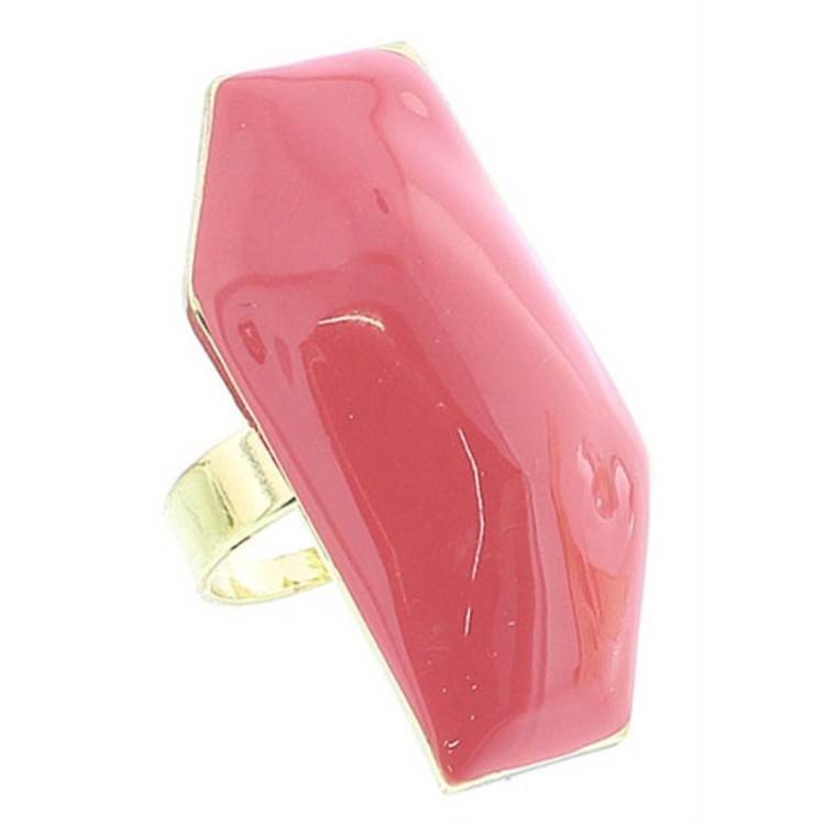 ANILLO BAÑO DORADO METAL ESMALTE