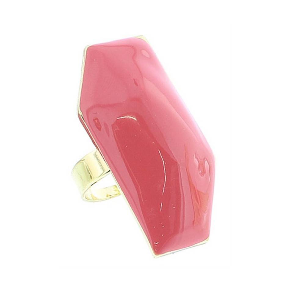 ANILLO BAÑO DORADO METAL ESMALTE