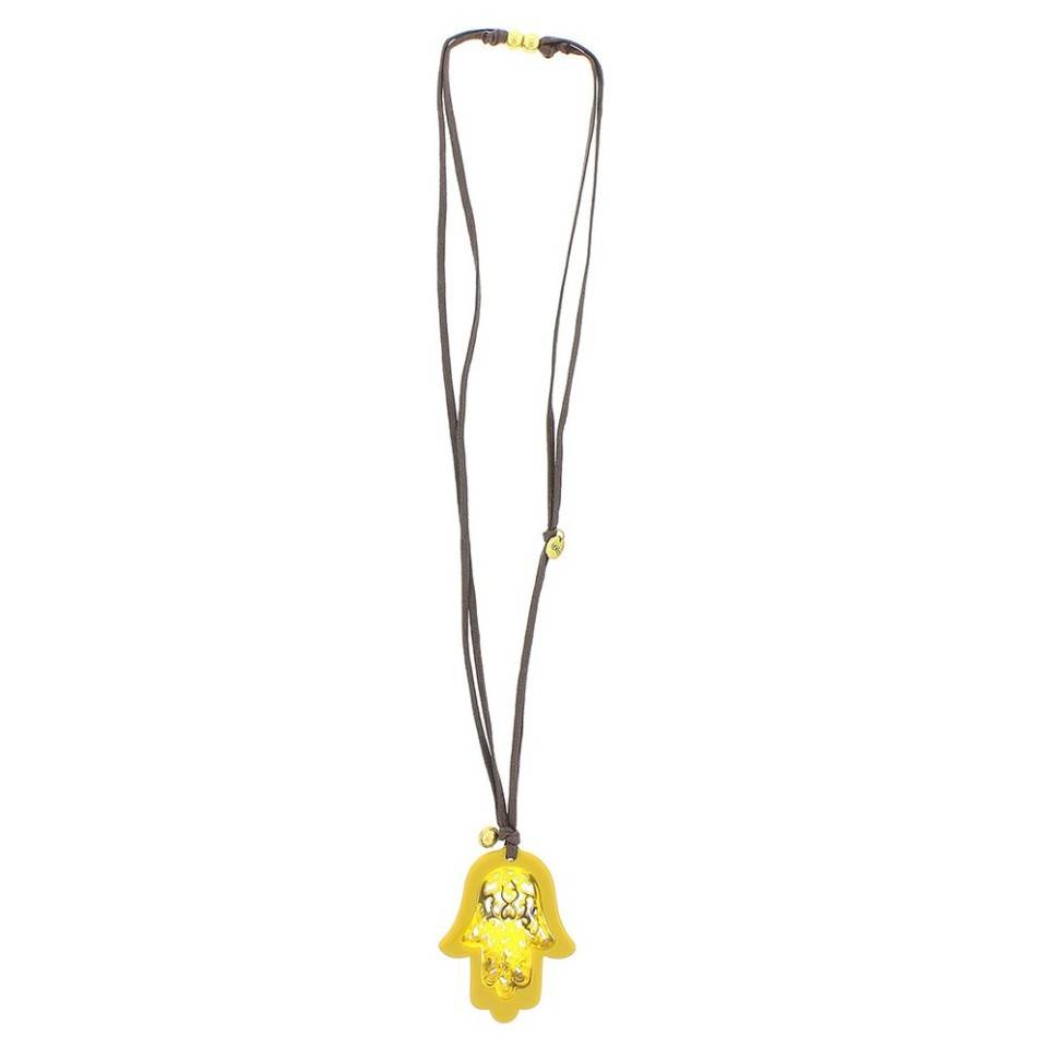 LONG PENDANT NECKLACE RESIN