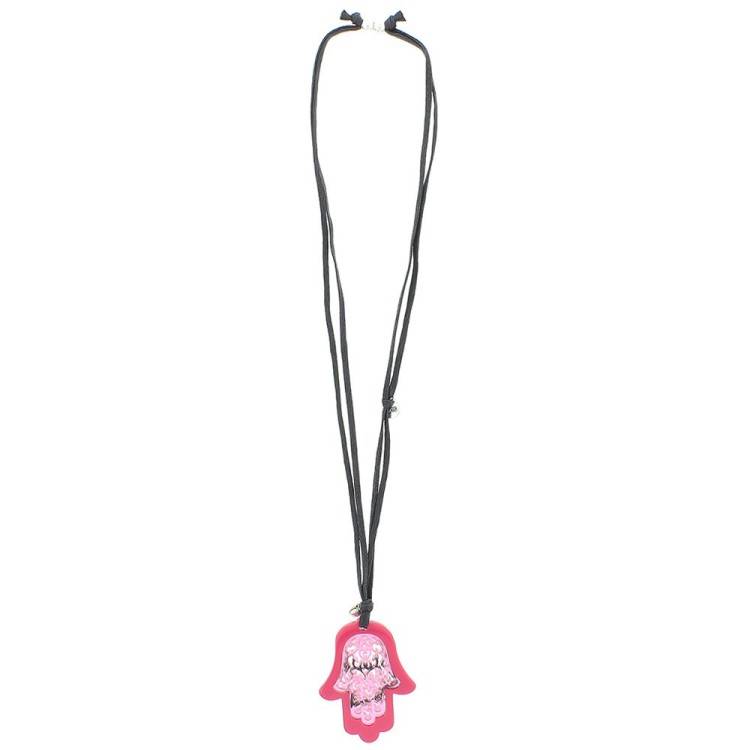 LONG PENDANT NECKLACE RESIN 2