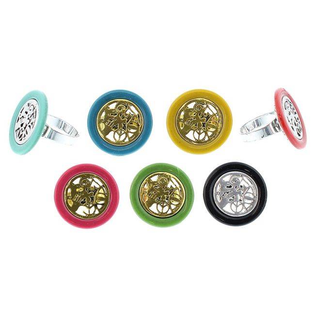 ADJUSTABLE RESIN METAL RING