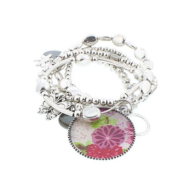 PULSERA 5 TIRAS CUENTAS
