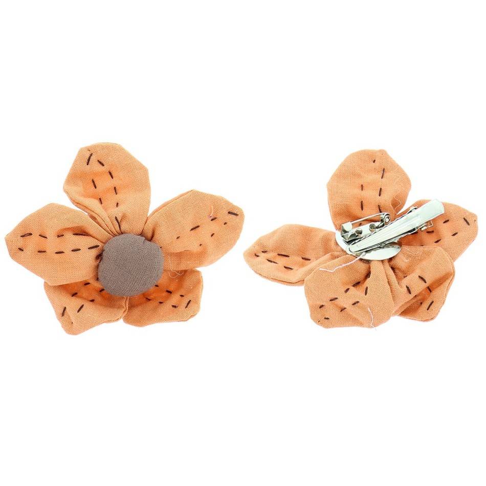 BROCHE FLOR TELA