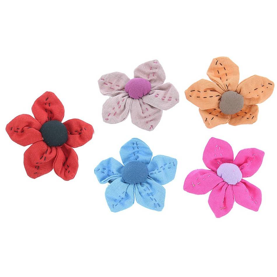 BROCHE FLOR TELA