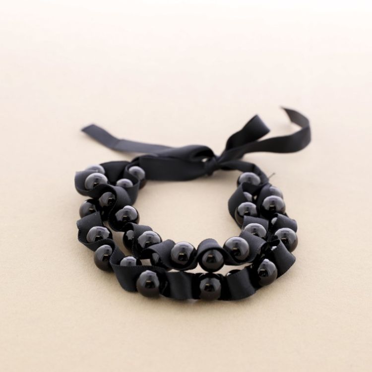 SATIN BEADS BRACELET