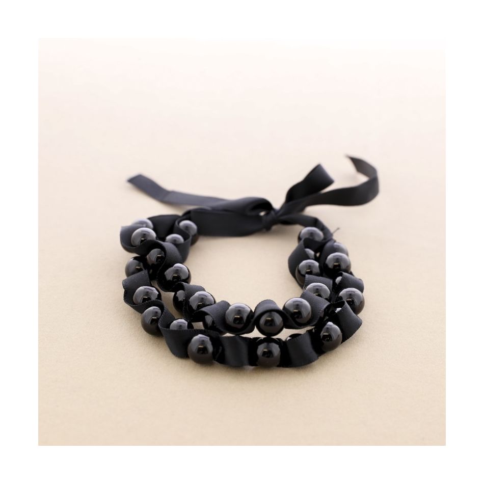 PULSERA CUENTAS RASO