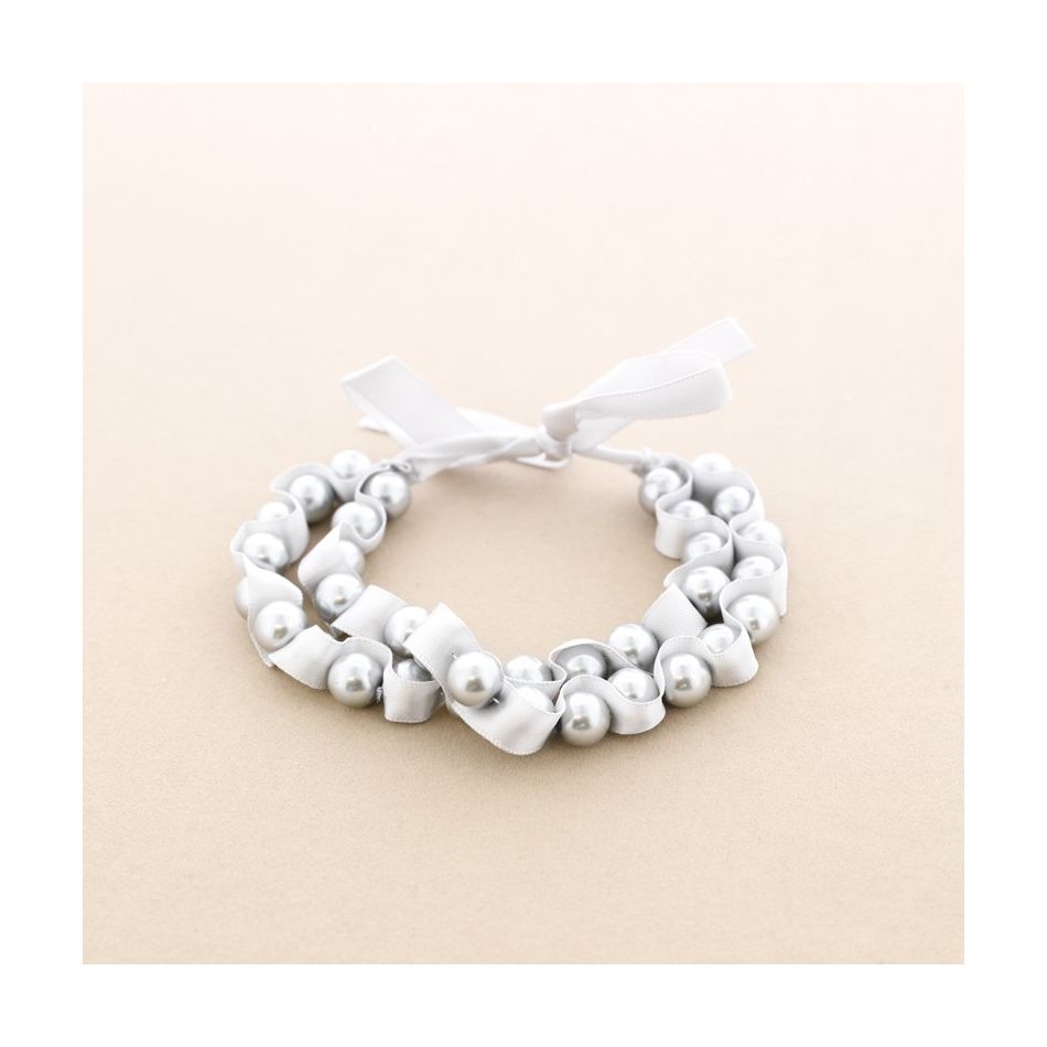 PULSERA CUENTAS RASO