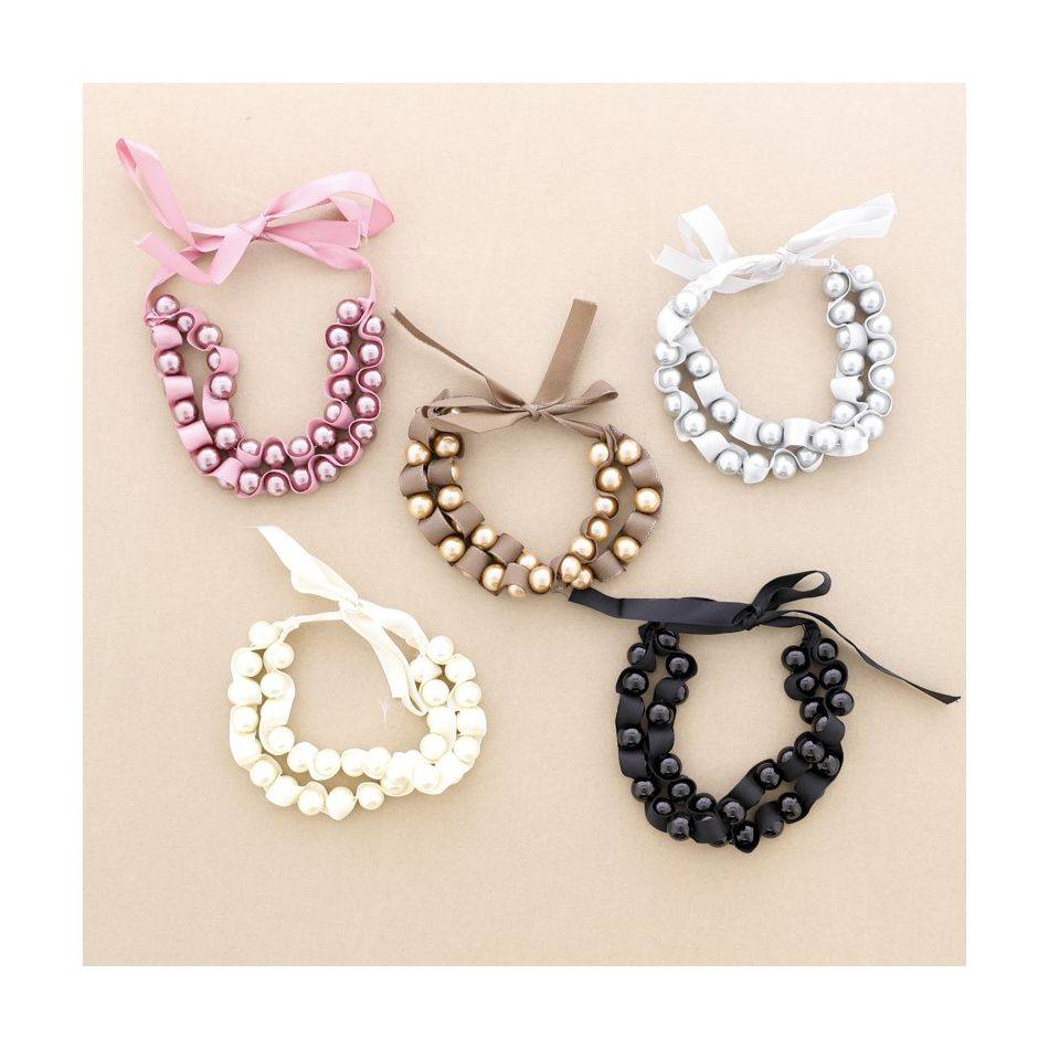 PULSERA CUENTAS RASO