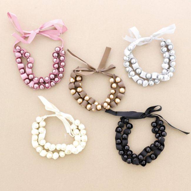 SATIN BEADS BRACELET