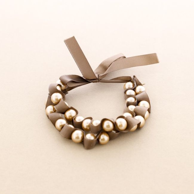 PULSERA CUENTAS RASO