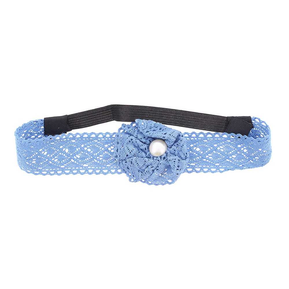 ELASTIC FLOWER LACE HEADBANDS