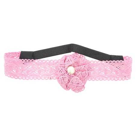 ELASTIC FLOWER LACE HEADBANDS