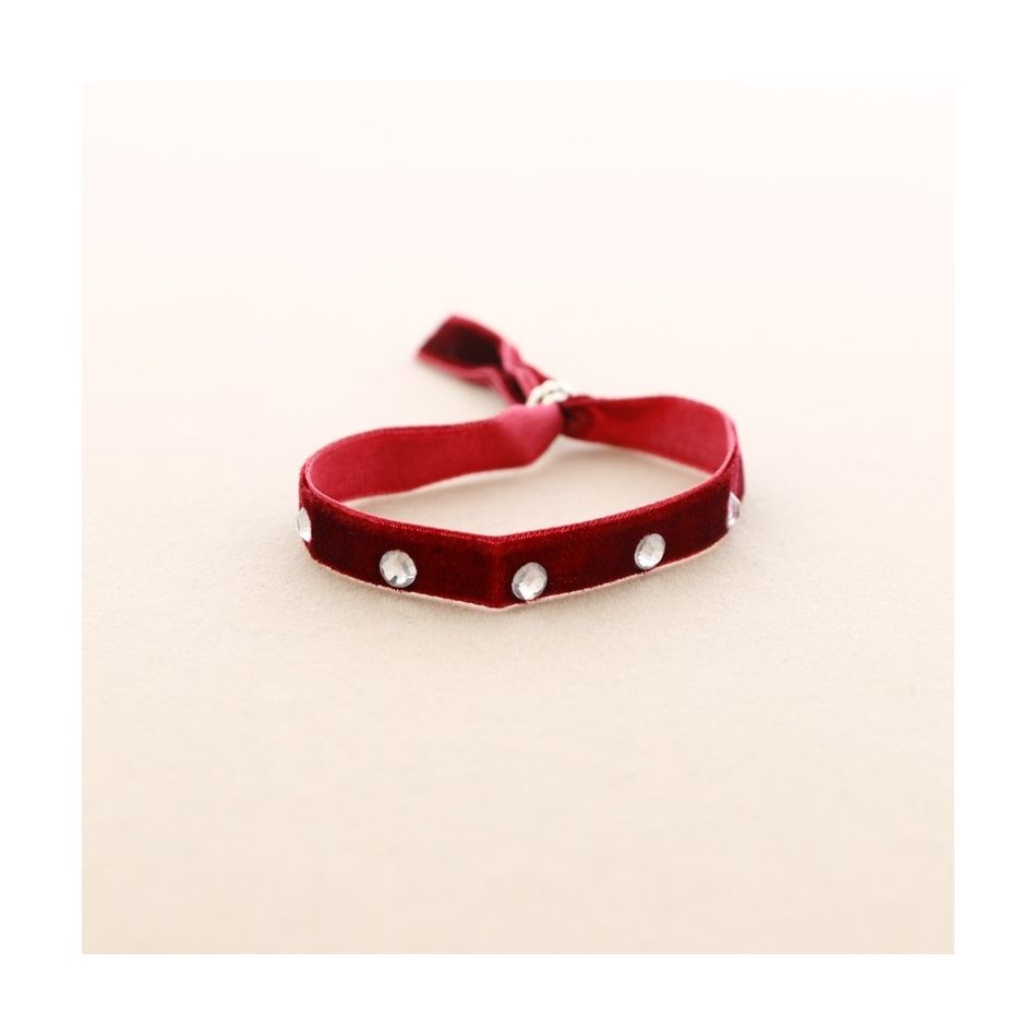 CRYSTAL VELVET BRACELET