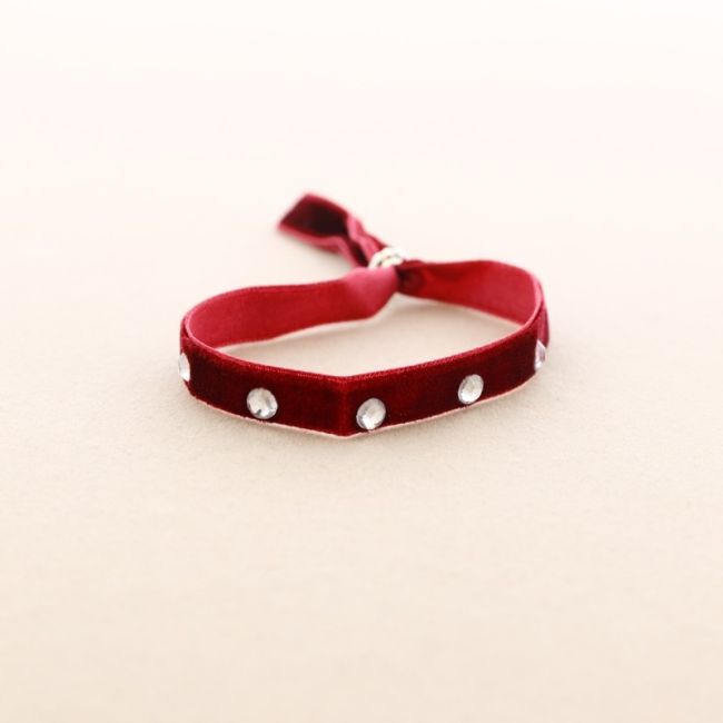 CRYSTAL VELVET BRACELET