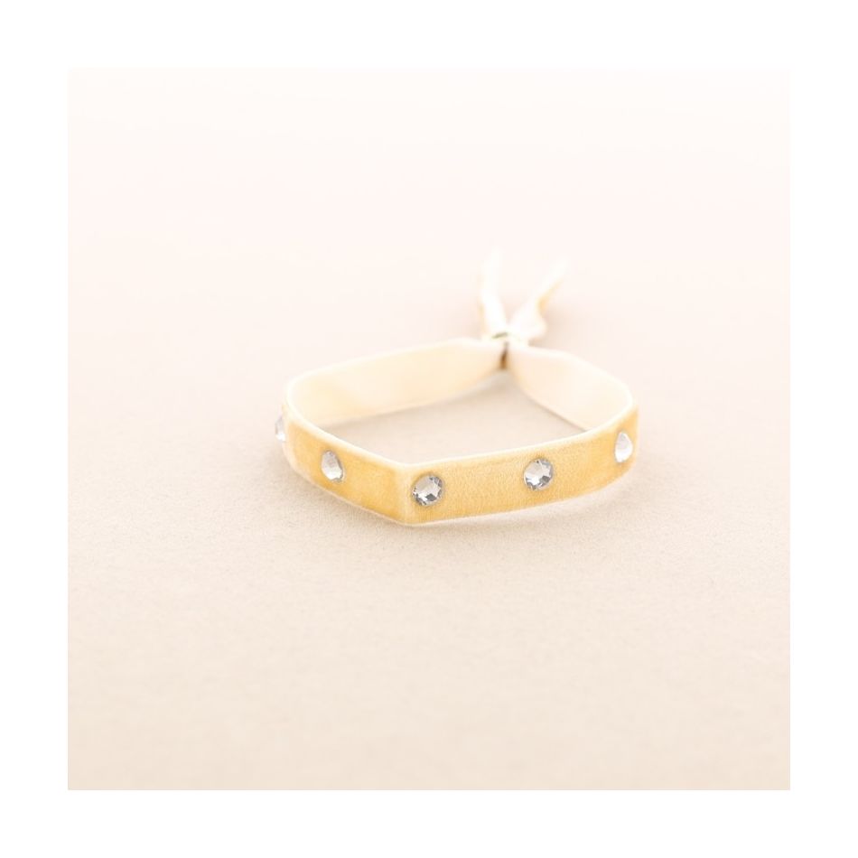 CRYSTAL VELVET BRACELET