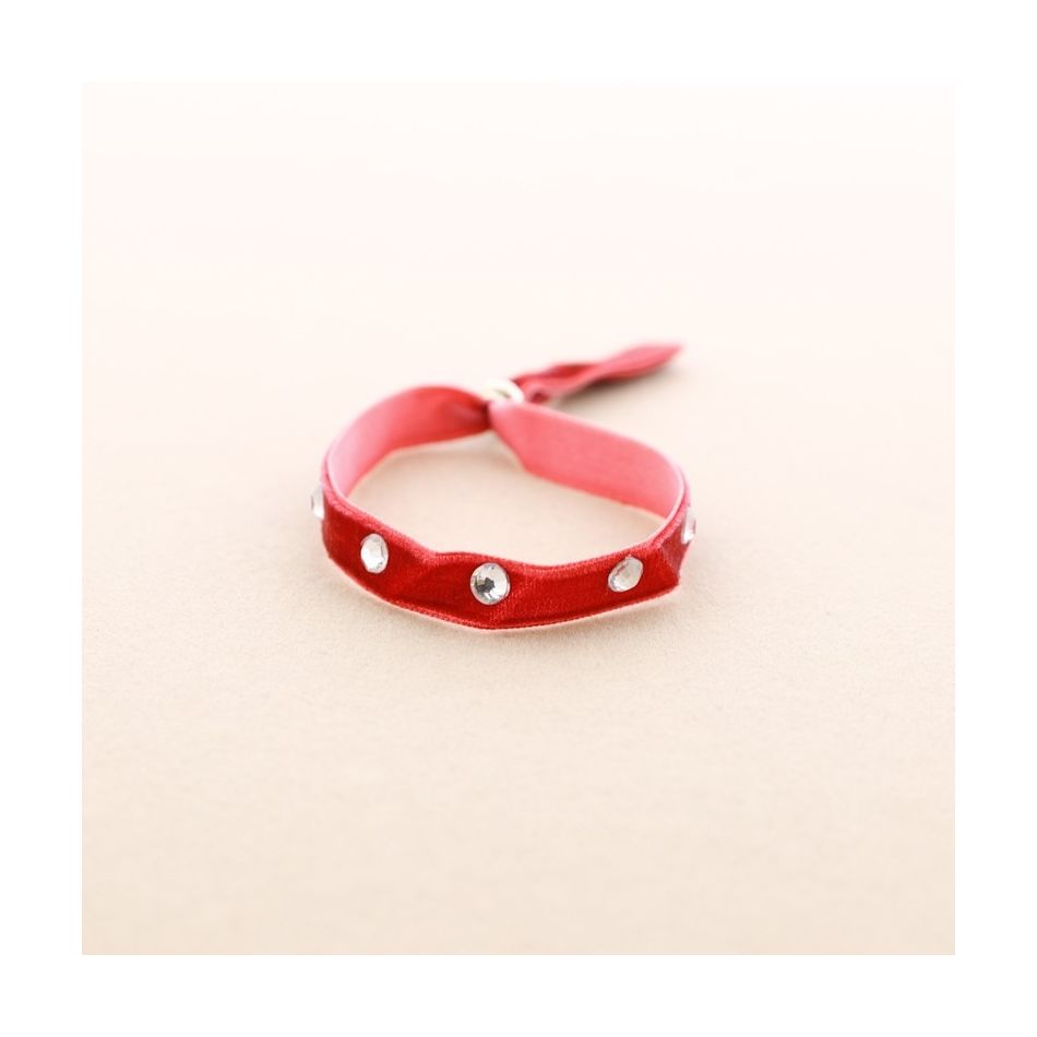 CRYSTAL VELVET BRACELET