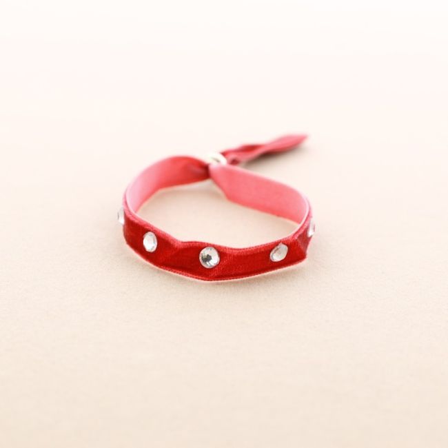 CRYSTAL VELVET BRACELET