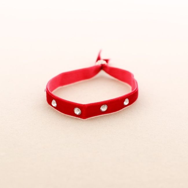 CRYSTAL VELVET BRACELET