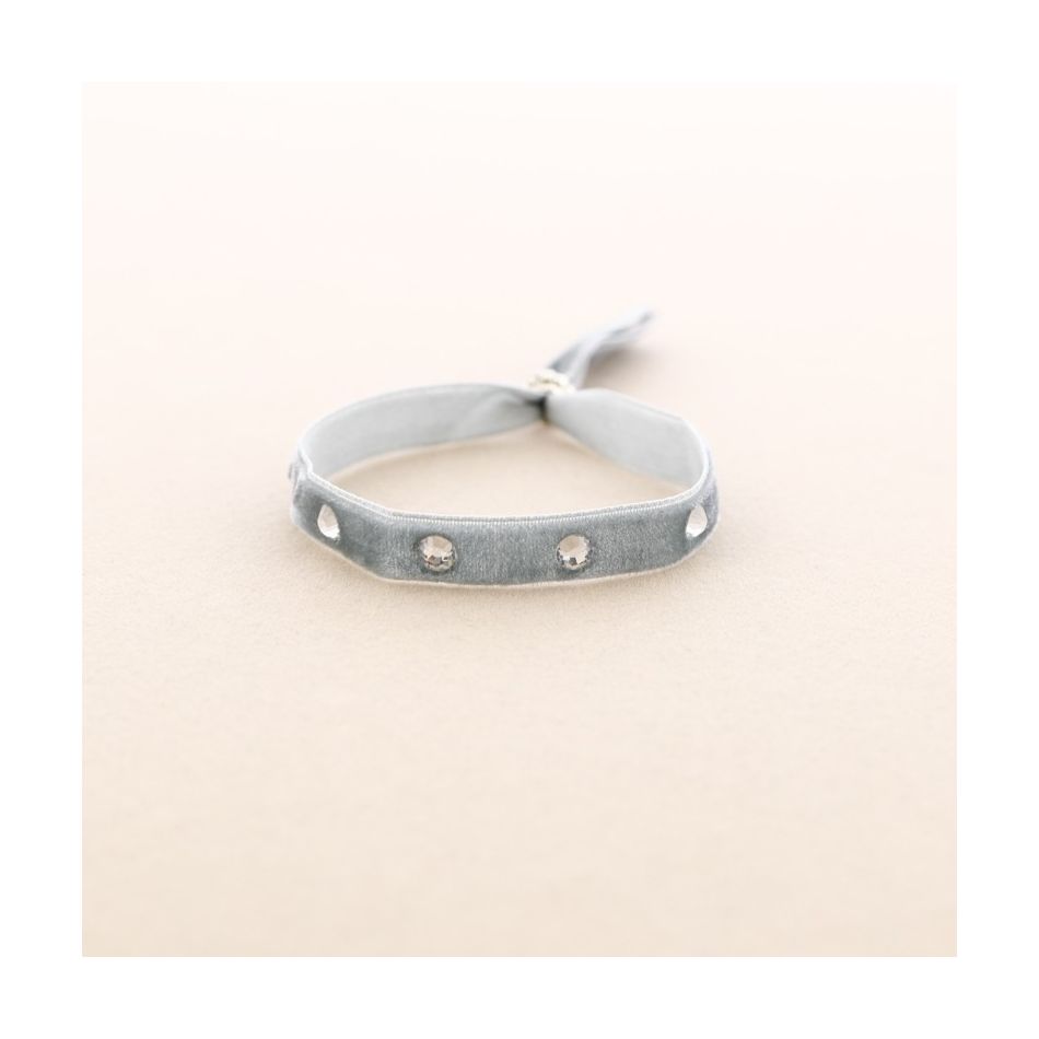 CRYSTAL VELVET BRACELET