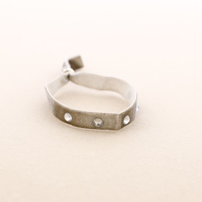 CRYSTAL VELVET BRACELET