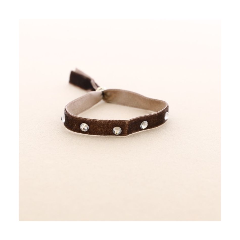CRYSTAL VELVET BRACELET