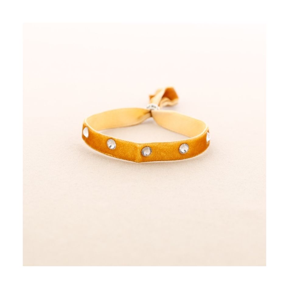 CRYSTAL VELVET BRACELET
