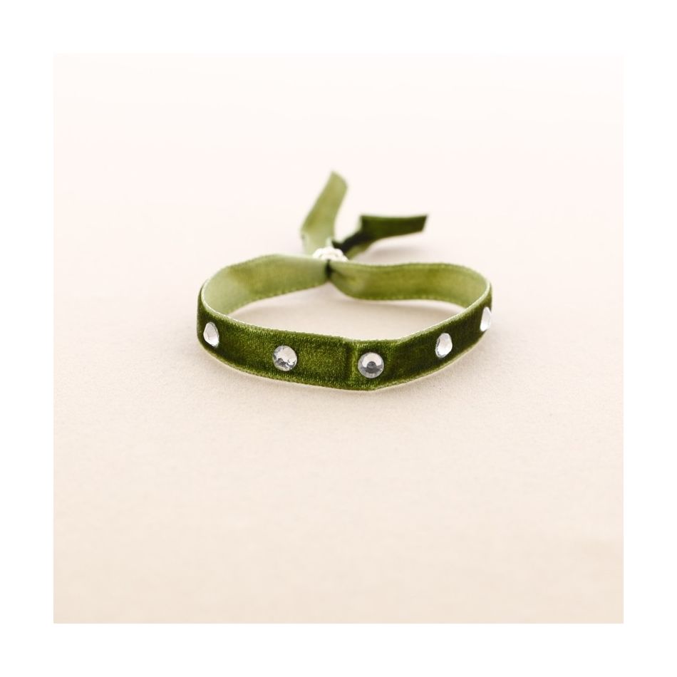 CRYSTAL VELVET BRACELET
