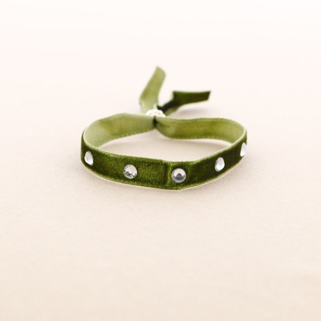 CRYSTAL VELVET BRACELET