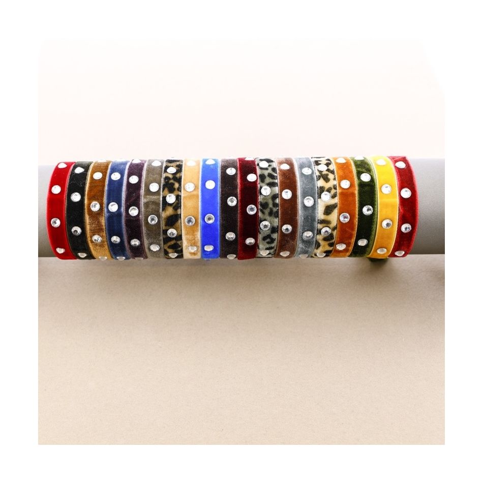CRYSTAL VELVET BRACELET