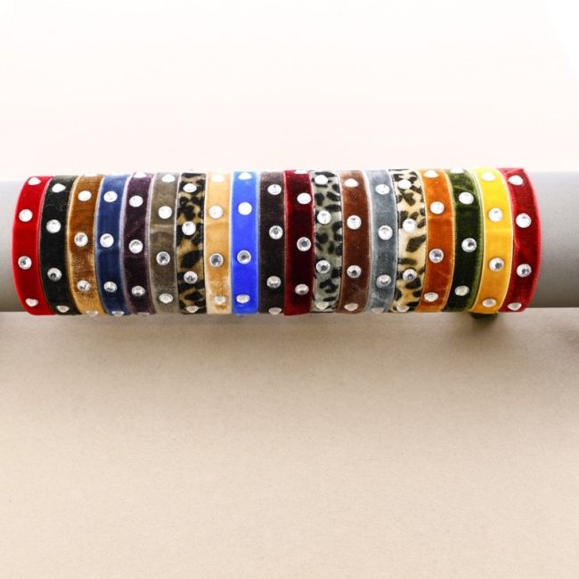 CRYSTAL VELVET BRACELET