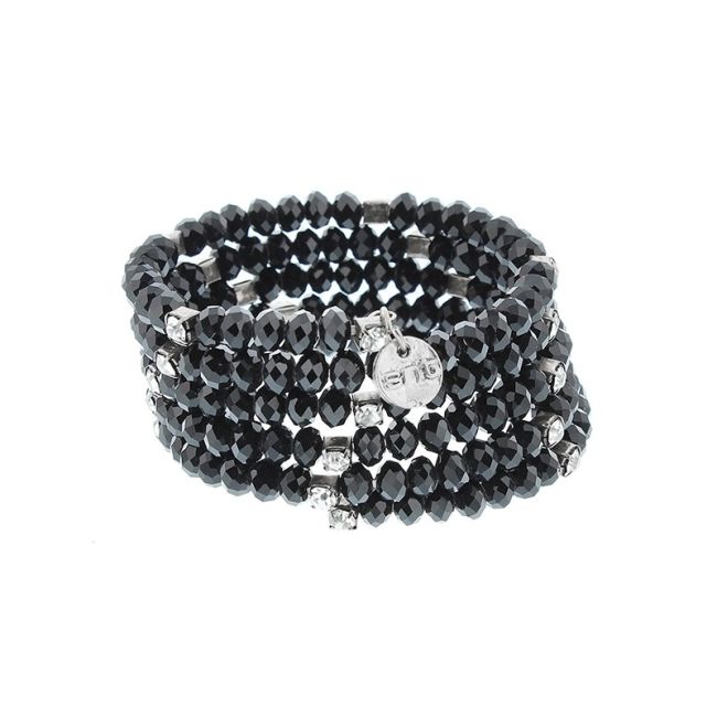 CRYSTAL FACETED BEADS BRACELET