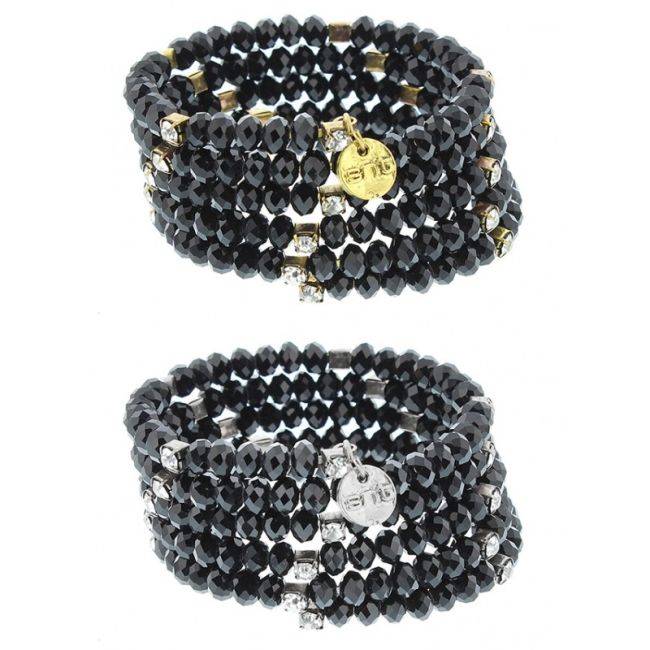 CRYSTAL FACETED BEADS BRACELET
