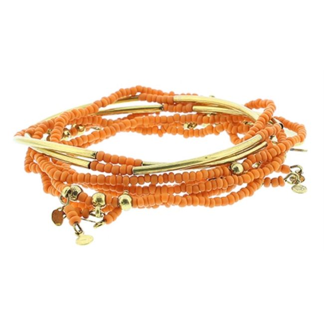 PULSERA METAL ABALORIOS