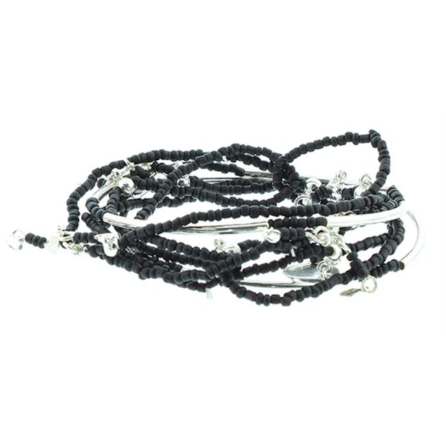 PULSERA METAL ABALORIOS