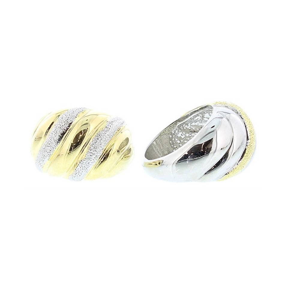 ANILLO METAL BICOLOR Tallas variadas
