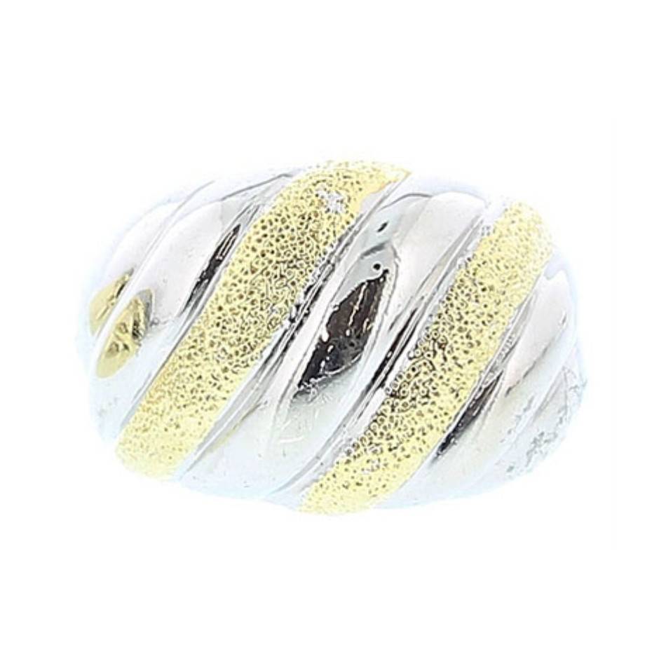 ANILLO METAL BICOLOR Tallas variadas