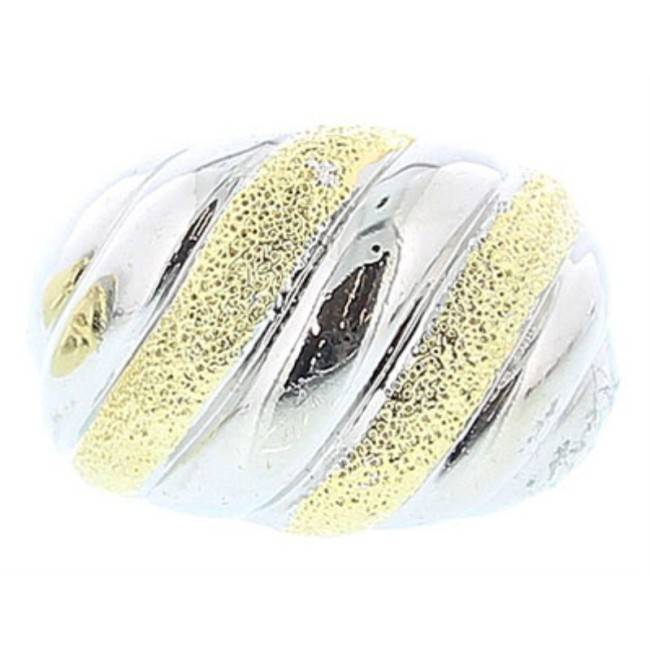 ANILLO METAL BICOLOR Tallas variadas