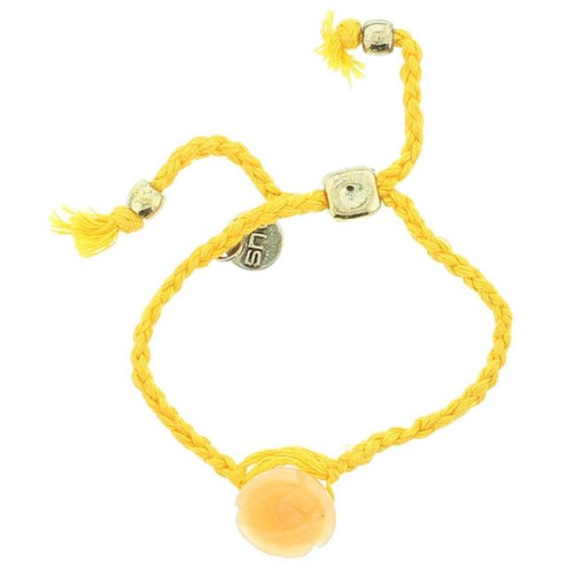 BRAIDED THREAD BEADS BRACELET