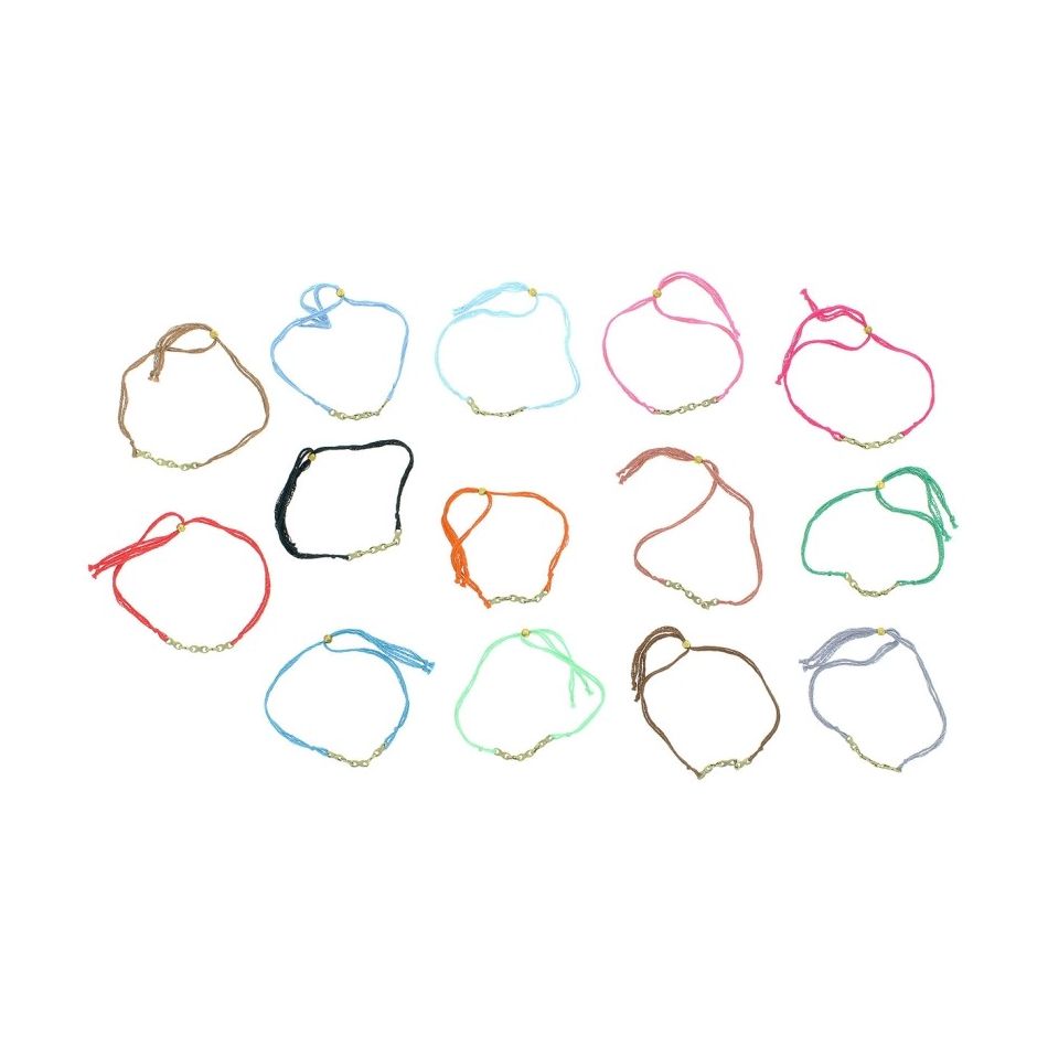 PULSERA HILO CUENTAS
