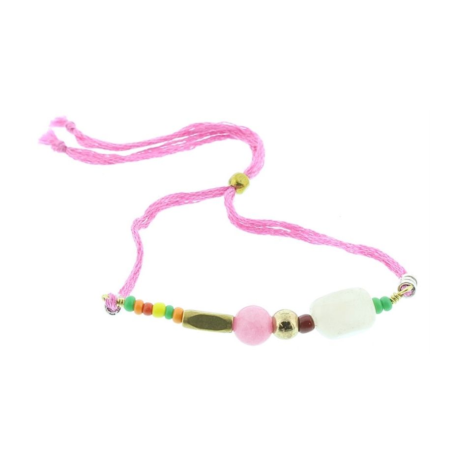 PULSERA HILO CUENTAS