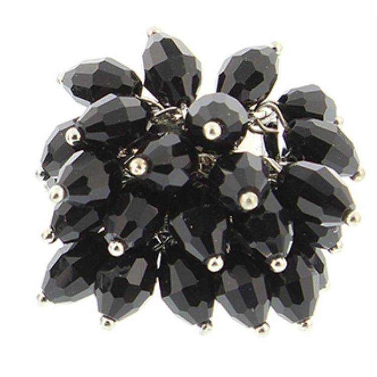 ANILLO CUENTAS FACETADAS
