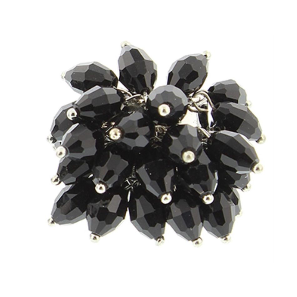 ANILLO CUENTAS FACETADAS