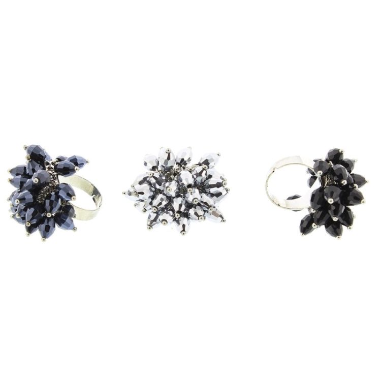 ANILLO CUENTAS FACETADAS 2