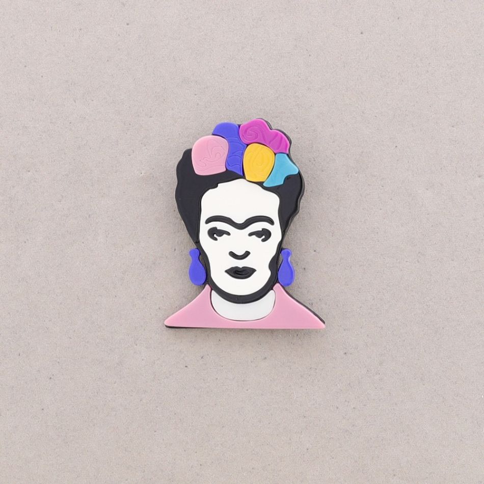 FRIDA RESIN BROOCH