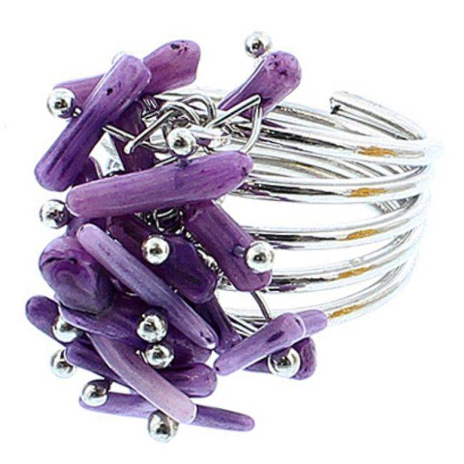 CORAL METAL RING