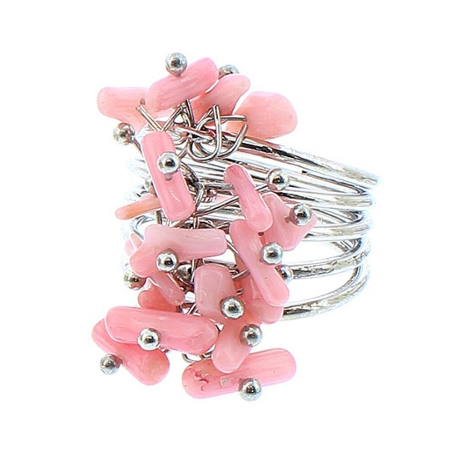 CORAL METAL RING