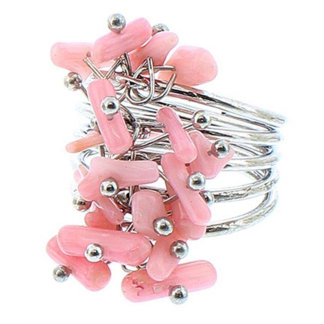 CORAL METAL RING